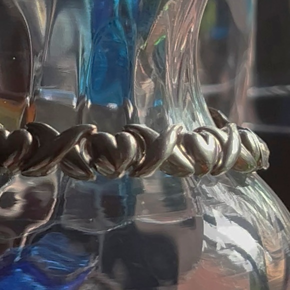 925 Sterling Italy Milor Hearts ♥︎ and Kisses 💋Bracelet - Picture 3 of 5